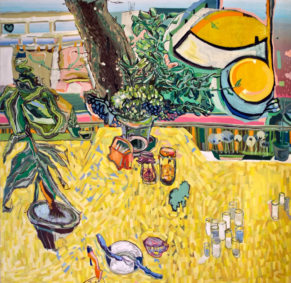 Oil painting: akşamdan kalma, hangover, 2013